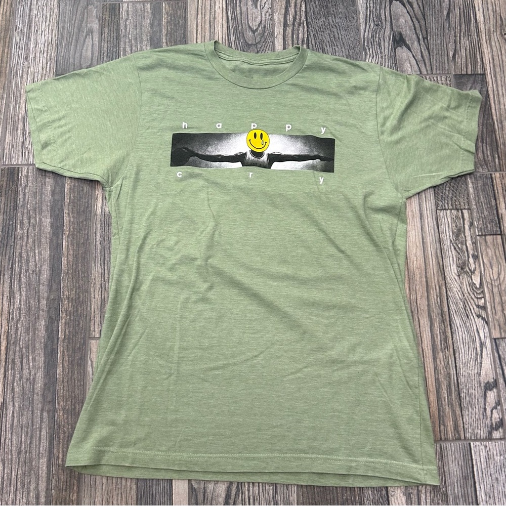 🔥🔥 OH IT'S TEDDY Boostgod Happy Cry Graphic STREETWEAR T-Shirt Size M/L